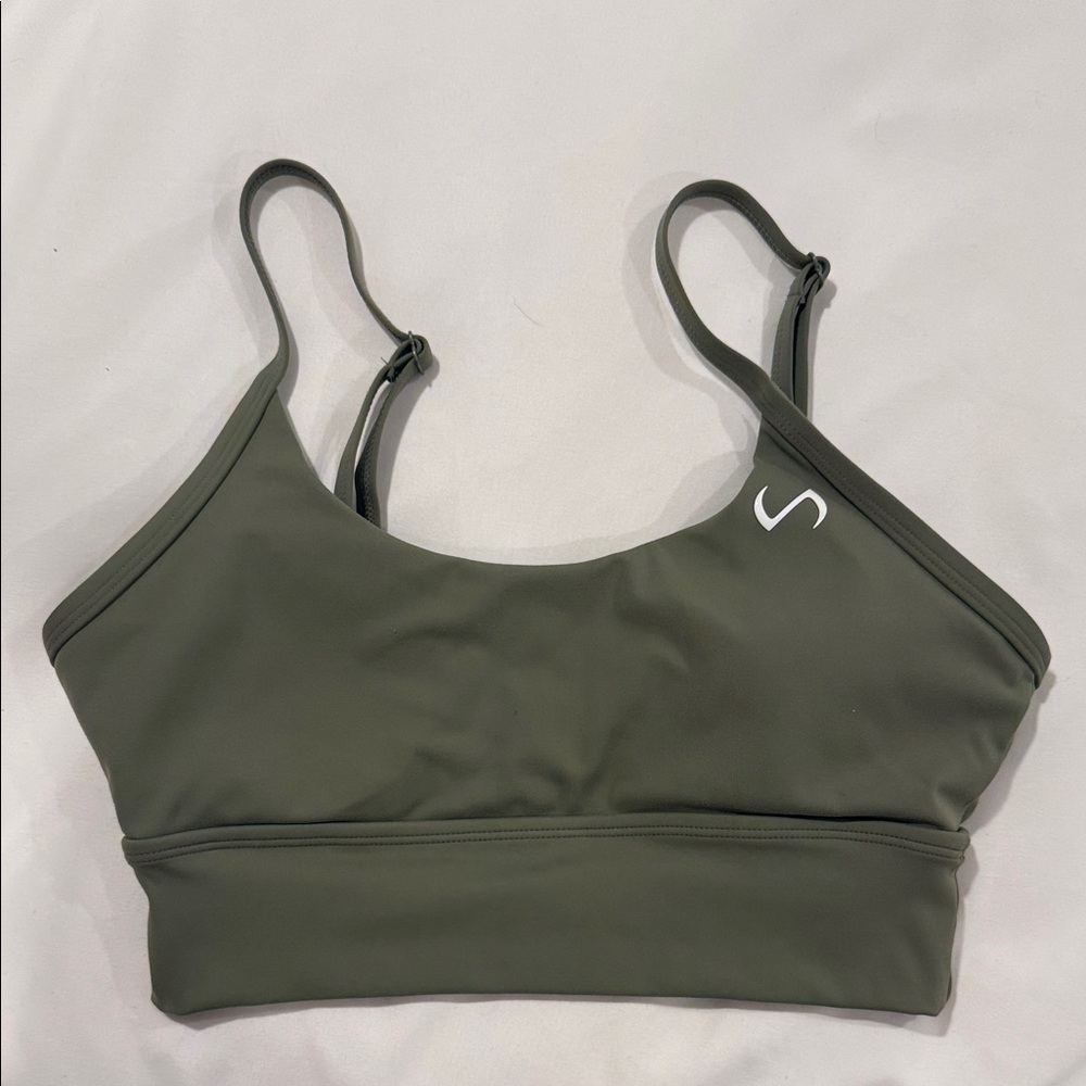 TLF Olive Green Sports Bra
